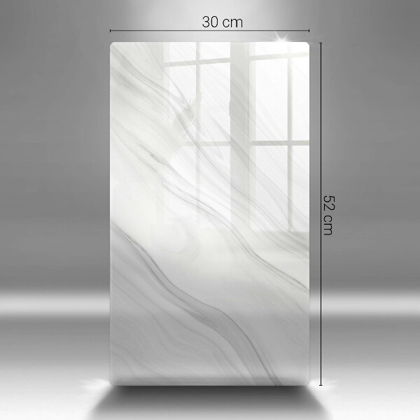 Glass worktop saver Delicate marble