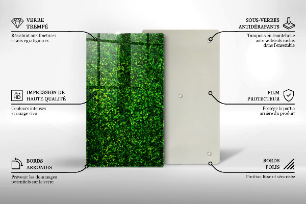 Worktop heat protector Plant small leaves