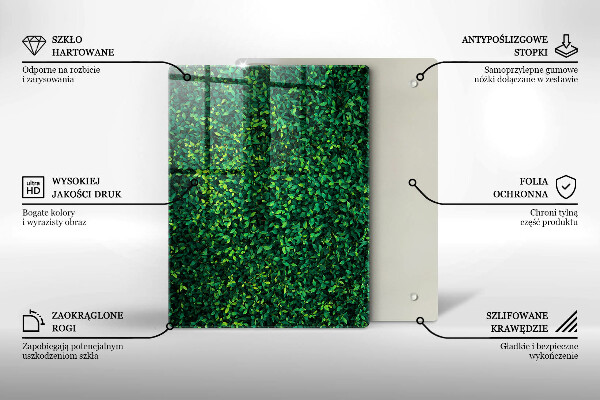 Worktop heat protector Plant small leaves