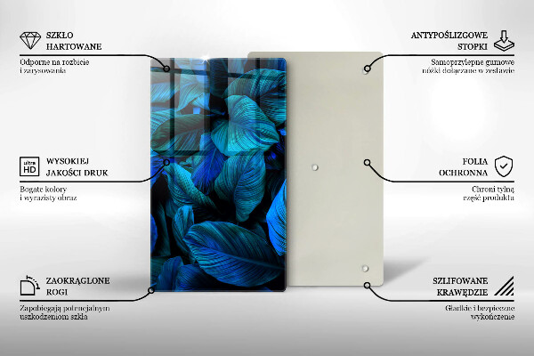 Worktop heat protector Jungle vegetation leaves