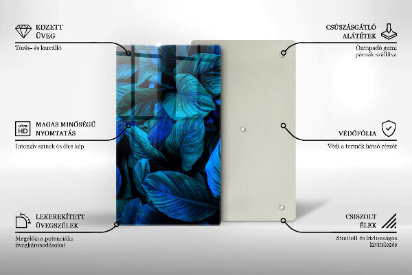 Worktop heat protector Jungle vegetation leaves