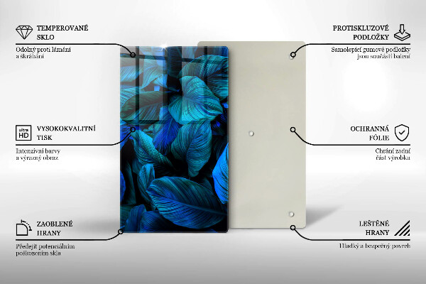 Worktop heat protector Jungle vegetation leaves