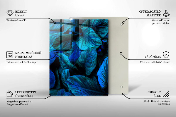Worktop heat protector Jungle vegetation leaves