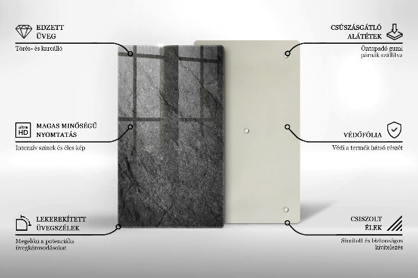 Worktop heat protector Stone texture