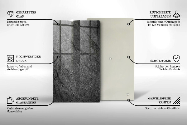 Worktop heat protector Stone texture