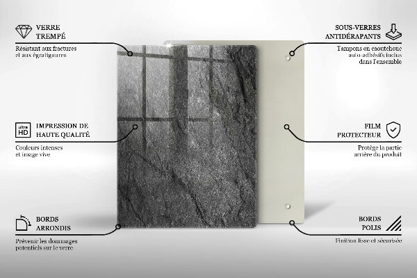 Worktop heat protector Stone texture