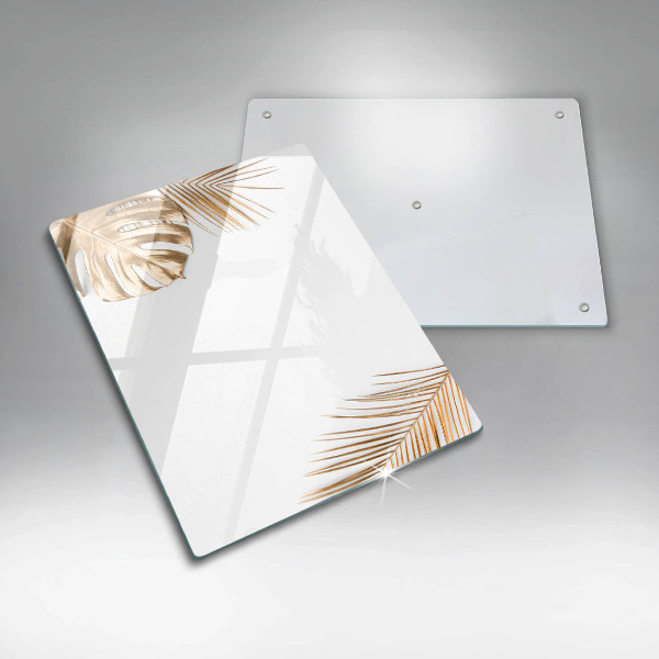 Worktop heat protector Golden leaves