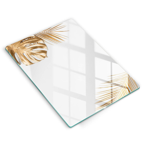 Worktop heat protector Golden leaves