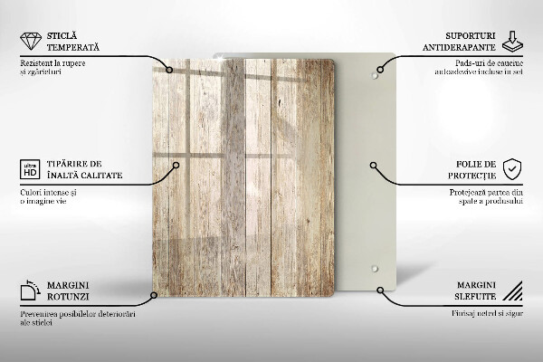 Worktop heat protector Wooden planks