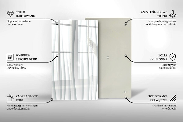 Glass worktop saver Modern structure