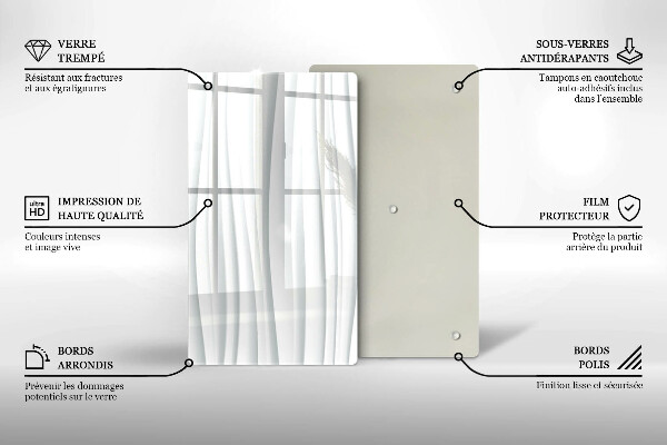 Glass worktop saver Modern structure