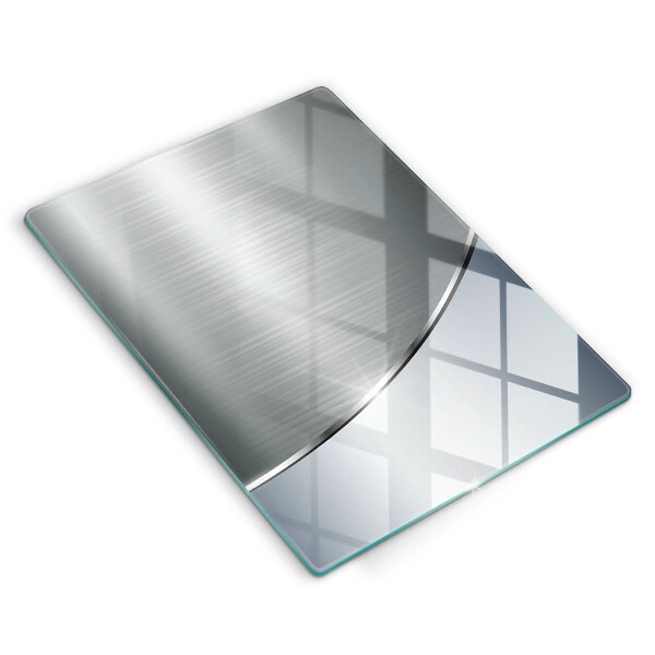 Glass worktop saver Pattern metal abstraction