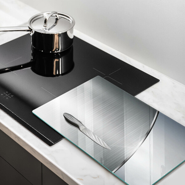 Glass worktop saver Pattern metal abstraction