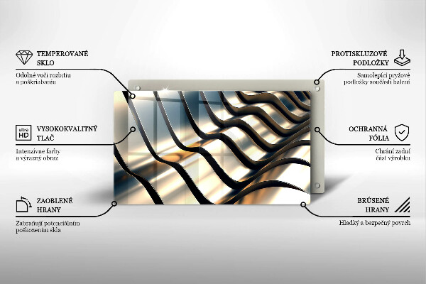 Kitchen worktop saver 3D metal shapes