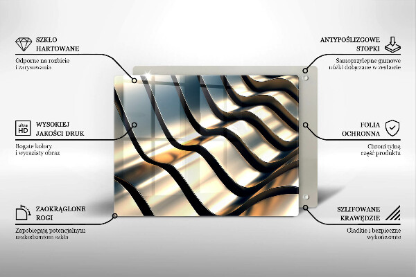 Kitchen worktop saver 3D metal shapes