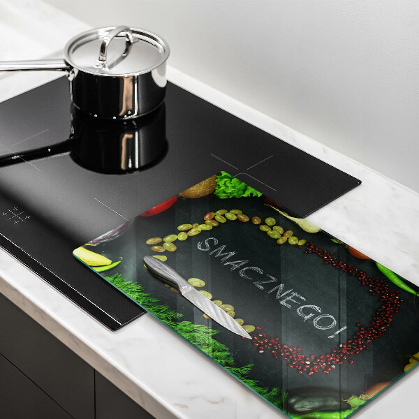 Kitchen worktop saver The inscription Tasty!