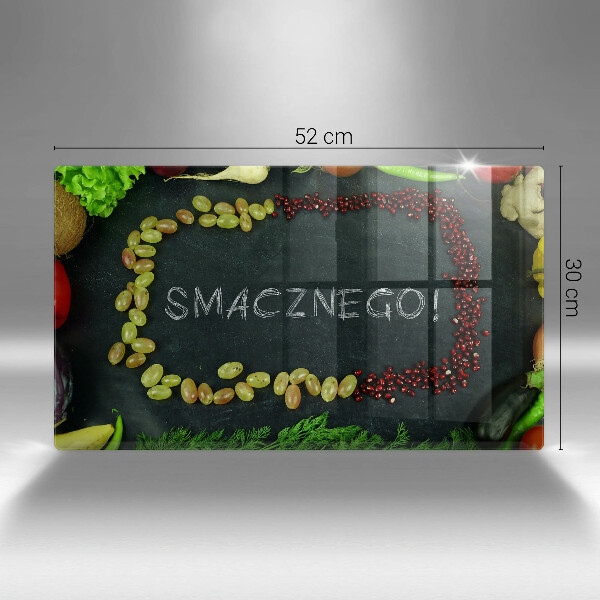 Kitchen worktop saver The inscription Tasty!