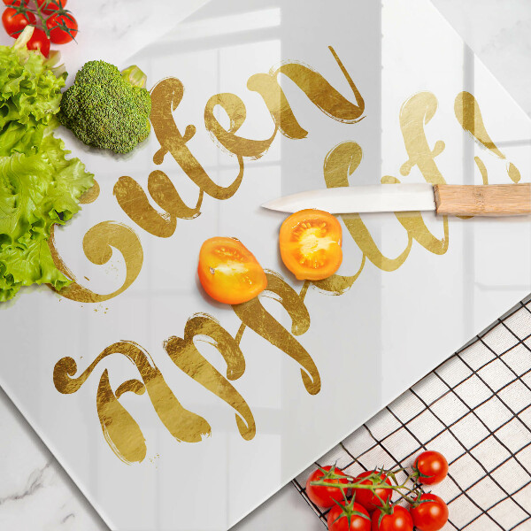 Kitchen worktop saver The inscription GUTEN APPETIT!