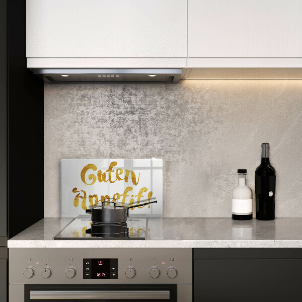 Kitchen worktop saver The inscription GUTEN APPETIT!