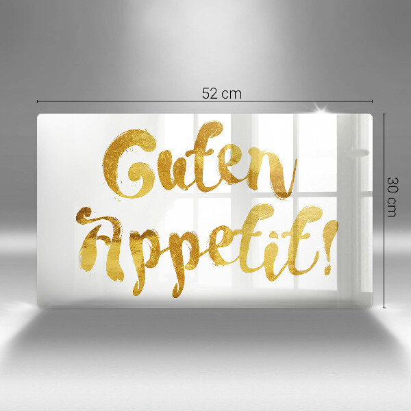 Kitchen worktop saver The inscription GUTEN APPETIT!