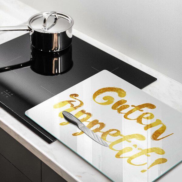 Kitchen worktop saver The inscription GUTEN APPETIT!