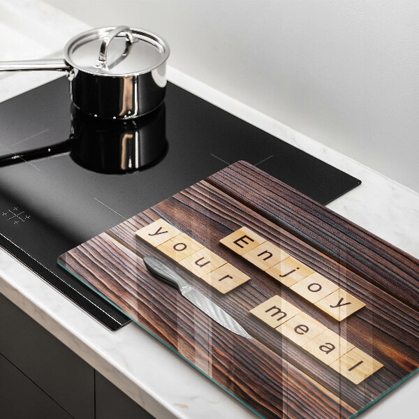Kitchen worktop saver The inscription Enjoy Your Meal