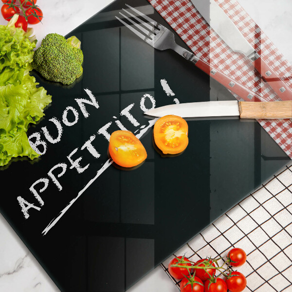 Induction hob protector The inscription Buon Appetito!