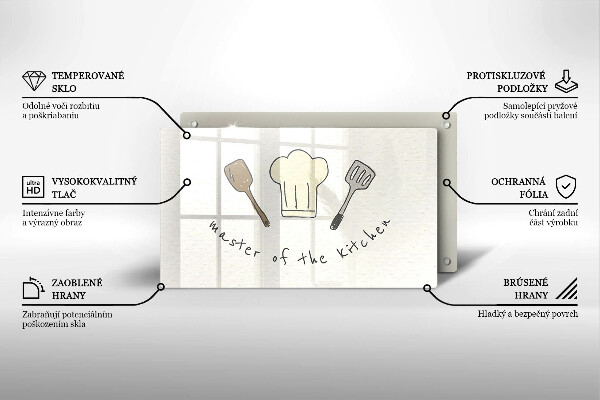 Glass worktop saver Master of the Kitchen