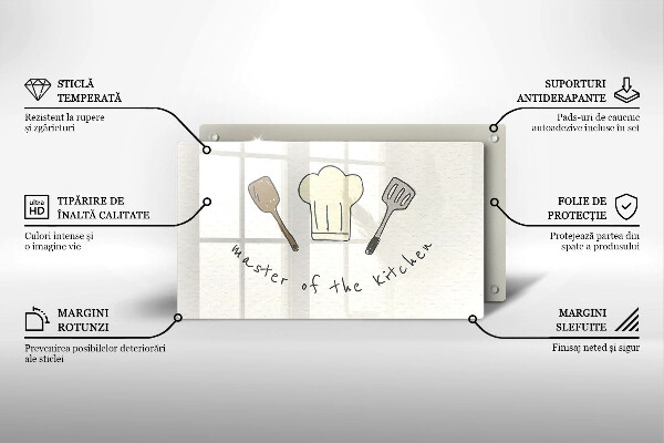 Glass worktop saver Master of the Kitchen