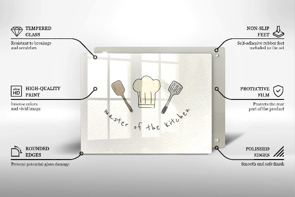 Glass worktop saver Master of the Kitchen