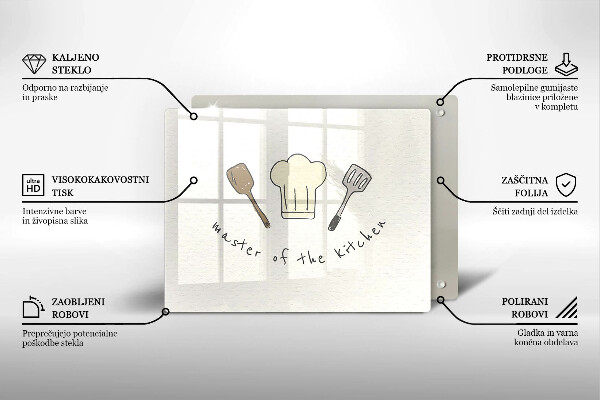 Glass worktop saver Master of the Kitchen