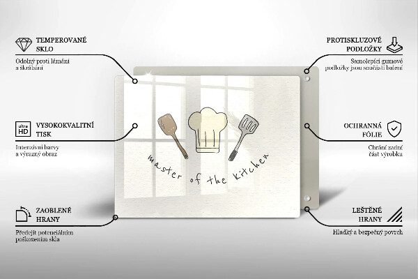 Glass worktop saver Master of the Kitchen