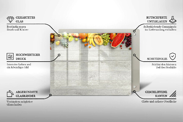 Kitchen worktop saver Fruit on the boards