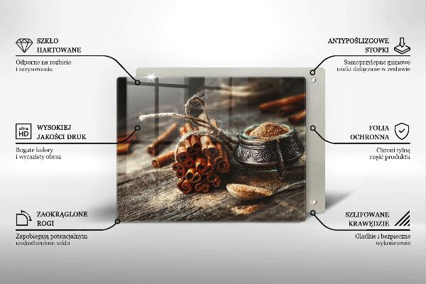 Glass worktop saver Vanilla sticks