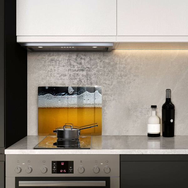 Glass worktop saver Beer drink foam
