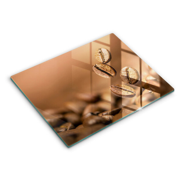 Glass worktop saver Coffee beans