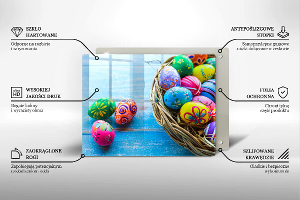 Kitchen worktop saver Easter eggs