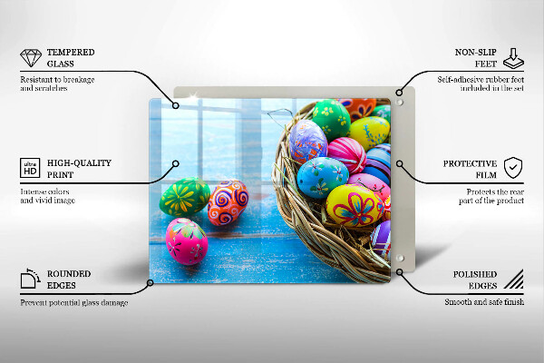 Kitchen worktop saver Easter eggs