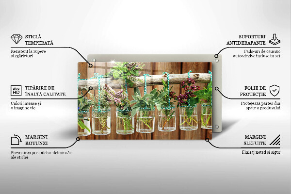 Kitchen worktop saver Herbs vintage plants