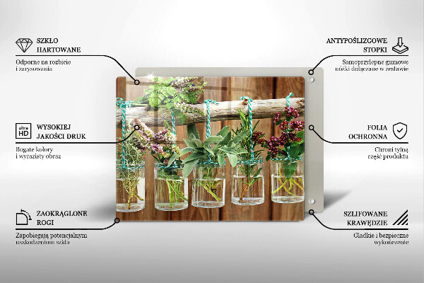 Kitchen worktop saver Herbs vintage plants