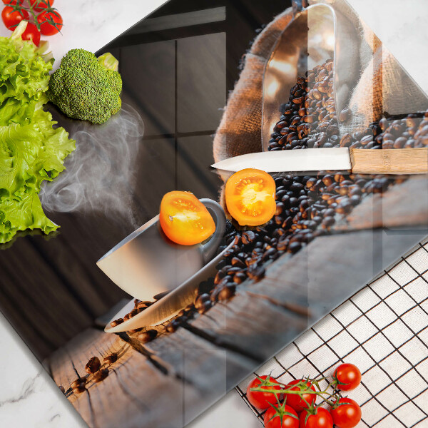 Kitchen worktop saver Coffee cup and heart