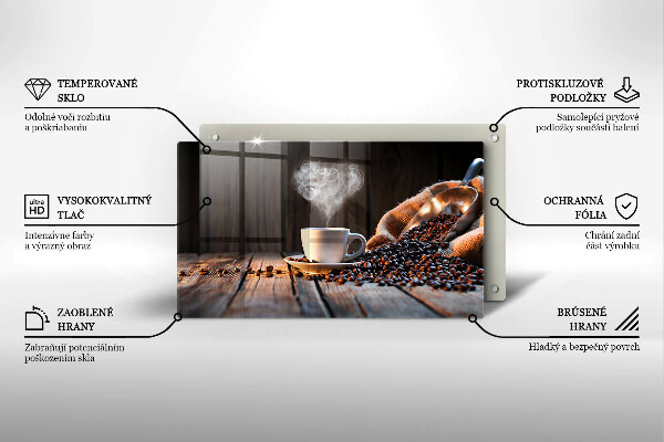 Kitchen worktop saver Coffee cup and heart