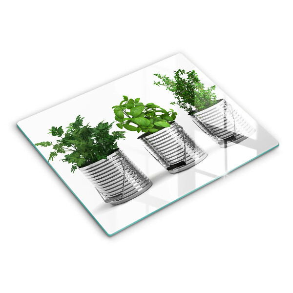 Induction hob protector Plants herbs