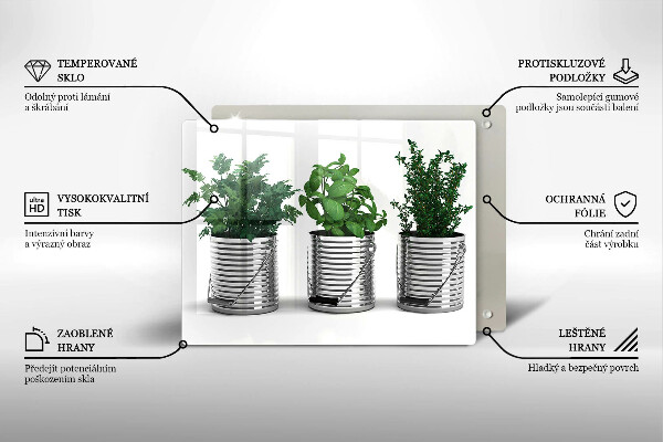 Induction hob protector Plants herbs