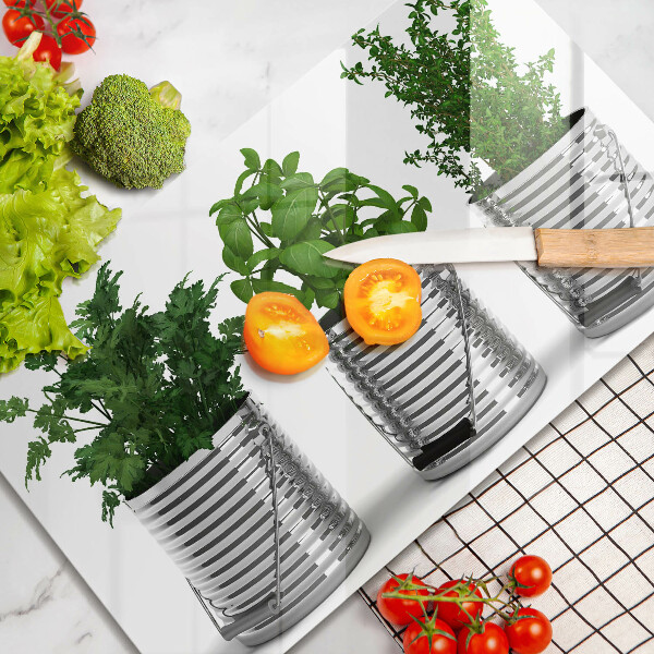 Induction hob protector Plants herbs