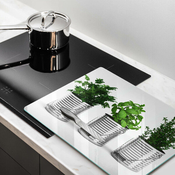 Induction hob protector Plants herbs