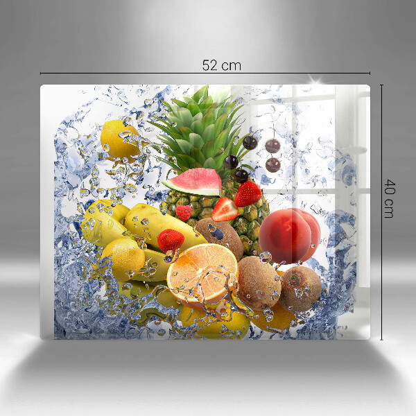 Induction hob protector Juicy fruit and water