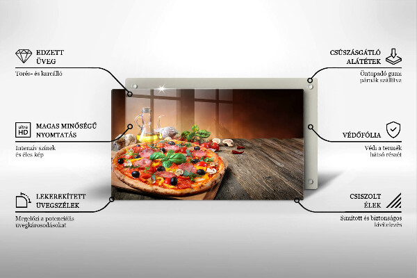 Kitchen worktop saver Italian pizza