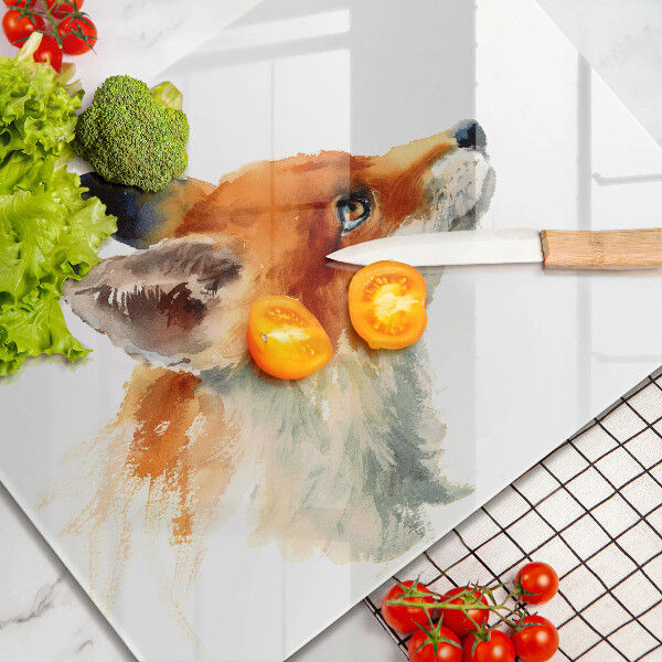 Kitchen worktop saver Painted fox