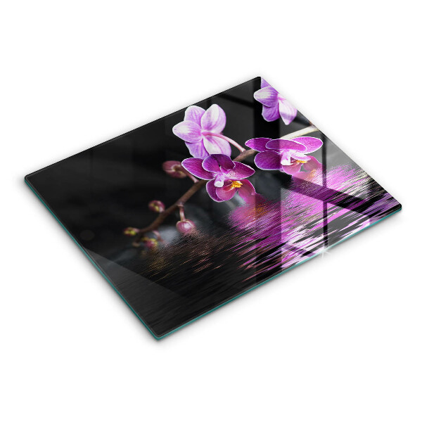 Induction hob protector Orchid Water Zen